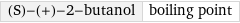 (S)-(+)-2-butanol | boiling point