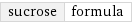 sucrose | formula