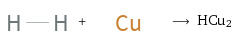  + ⟶ HCu2