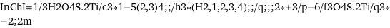 InChI=1/3H2O4S.2Ti/c3*1-5(2, 3)4;;/h3*(H2, 1, 2, 3, 4);;/q;;;2*+3/p-6/f3O4S.2Ti/q3*-2;2m