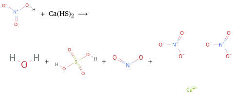  + Ca(HS)2 ⟶ + + + 