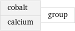 cobalt calcium | group