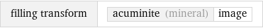 filling transform | acuminite (mineral) | image