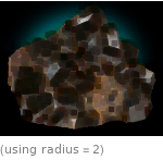  (using radius=2)