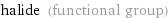 halide (functional group)