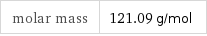 molar mass | 121.09 g/mol