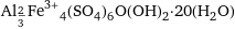 Al_(2/3)Fe^(3+)_4(SO_4)_6O(OH)_2·20(H_2O)