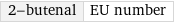 2-butenal | EU number