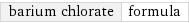 barium chlorate | formula