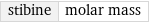 stibine | molar mass