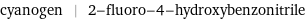 cyanogen | 2-fluoro-4-hydroxybenzonitrile