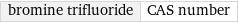 bromine trifluoride | CAS number