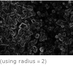  (using radius=2)