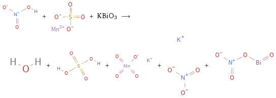  + + KBiO3 ⟶ + + + + 