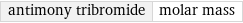 antimony tribromide | molar mass