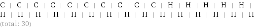 C | C | C | C | C | C | C | C | C | C | H | H | H | H | H | H | H | H | H | H | H | H | H | H | H | H | H | H | H | H (total: 30)