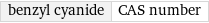 benzyl cyanide | CAS number