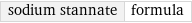 sodium stannate | formula