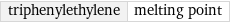 triphenylethylene | melting point