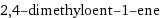 2, 4-dimethyloent-1-ene