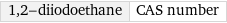 1, 2-diiodoethane | CAS number