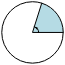 Visual representation for 29 π/72 radians