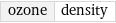 ozone | density