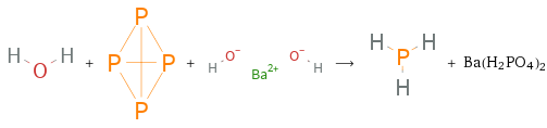  + + ⟶ + Ba(H2PO4)2