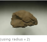  (using radius=2)