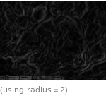  (using radius=2)