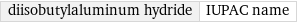 diisobutylaluminum hydride | IUPAC name