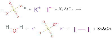  + + K3AsO4 ⟶ + + + K3AsO3