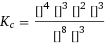 K_c = ([H2O]^4 [S]^3 [NO]^2 [Ca(NO3)2]^3)/([HNO3]^8 [CaS]^3)