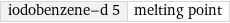 iodobenzene-d 5 | melting point