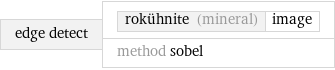 edge detect | rokühnite (mineral) | image method sobel