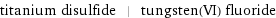 titanium disulfide | tungsten(VI) fluoride