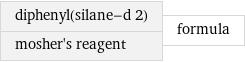 diphenyl(silane-d 2) mosher's reagent | formula