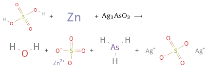  + + Ag3AsO3 ⟶ + + + 