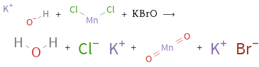  + + KBrO ⟶ + + + 