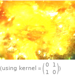 (using kernel=(0 | 1 1 | 0))
