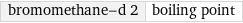 bromomethane-d 2 | boiling point