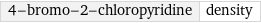 4-bromo-2-chloropyridine | density