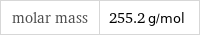 molar mass | 255.2 g/mol