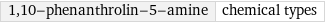 1, 10-phenanthrolin-5-amine | chemical types