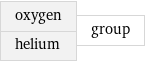 oxygen helium | group