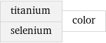 titanium selenium | color