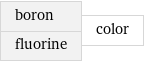 boron fluorine | color