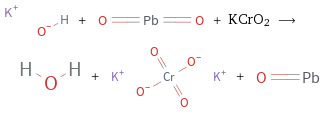  + + KCrO2 ⟶ + + 