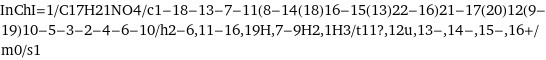 InChI=1/C17H21NO4/c1-18-13-7-11(8-14(18)16-15(13)22-16)21-17(20)12(9-19)10-5-3-2-4-6-10/h2-6, 11-16, 19H, 7-9H2, 1H3/t11?, 12u, 13-, 14-, 15-, 16+/m0/s1