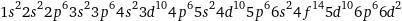 1s^22s^22p^63s^23p^64s^23d^104p^65s^24d^105p^66s^24f^145d^106p^66d^2